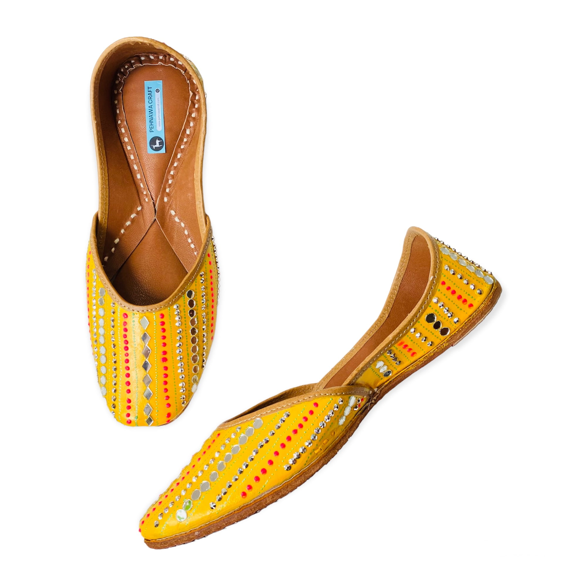 Tarang jutti yellow jutti plain