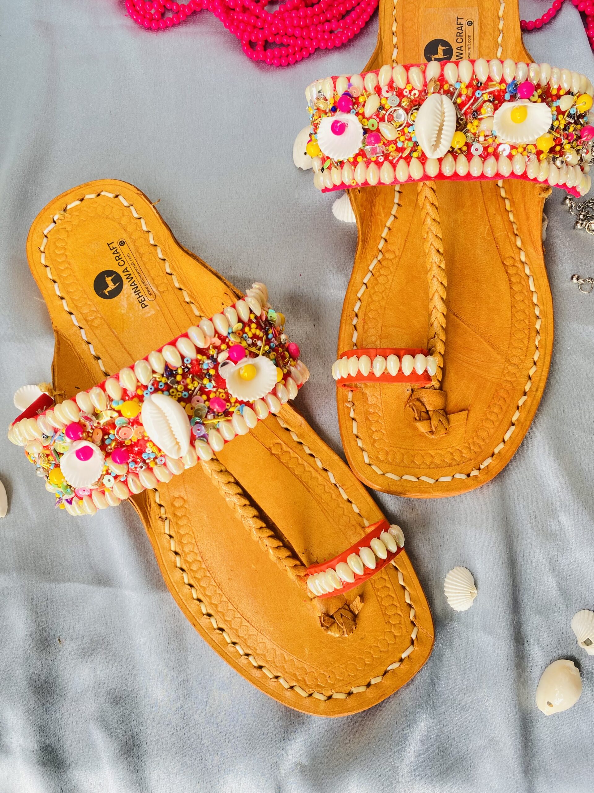 Sea Shell Boho kolhapuri