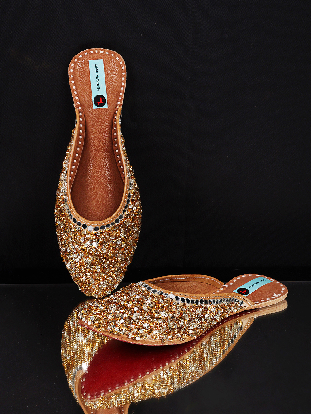 Cindrella Mule Jutti (Back Open)| Pointed Jutti