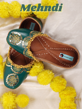 Mehndi Collection : Nazakat Jutti for Women | Punjabi Jutti